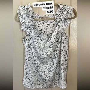 Silk blouse from The Loft